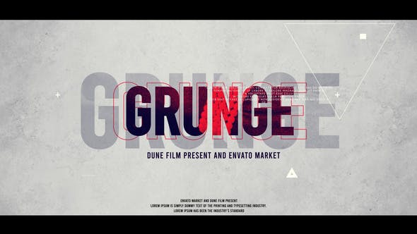 Grunge Titles - Videohive 40076599 Download
