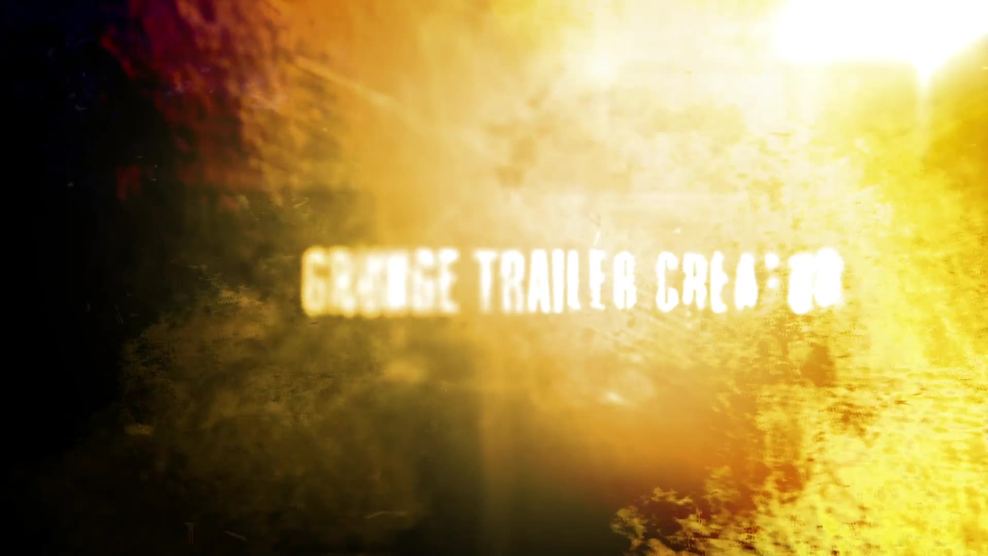 Grunge Trailer Videohive 38287682 After Effects Image 1
