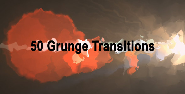 Grunge Transitions (50 Pack) - Download Videohive 3959286
