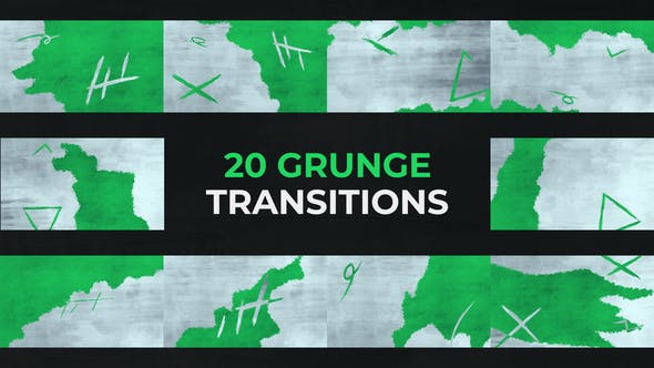 Grunge Transitions - Videohive 42203222 Download