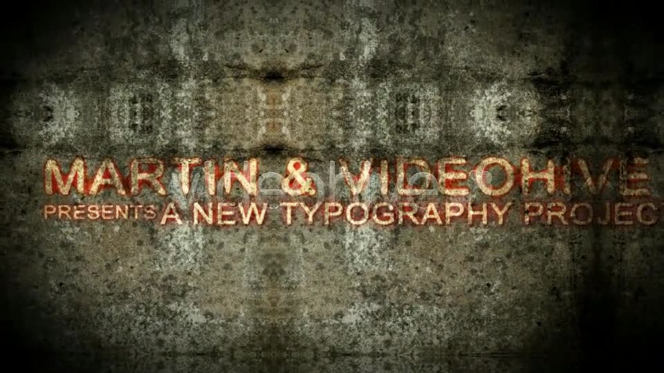 Grunge Wall Typography Videohive 129705 After Effects Image 2
