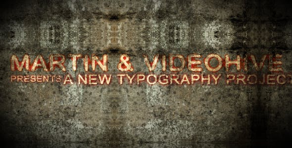 Grunge Wall Typography - Videohive 129705 Download