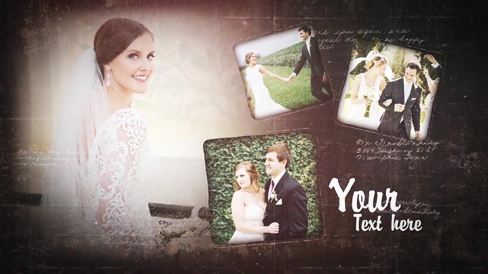 Grunge Wedding Slideshow Videohive 22806634 After Effects Image 5