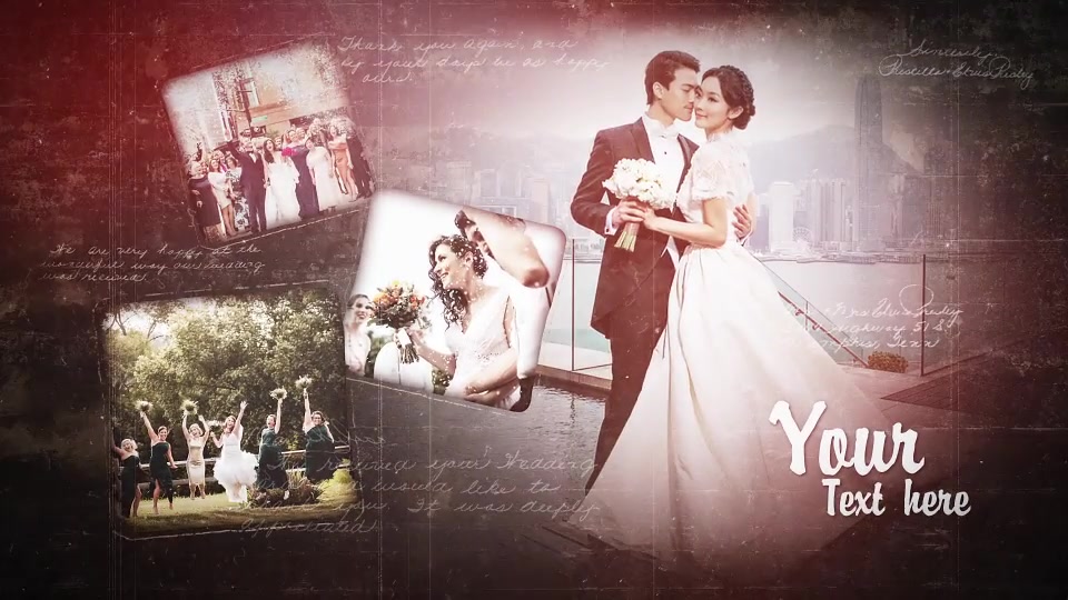 Grunge Wedding Slideshow Videohive 22806634 After Effects Image 7