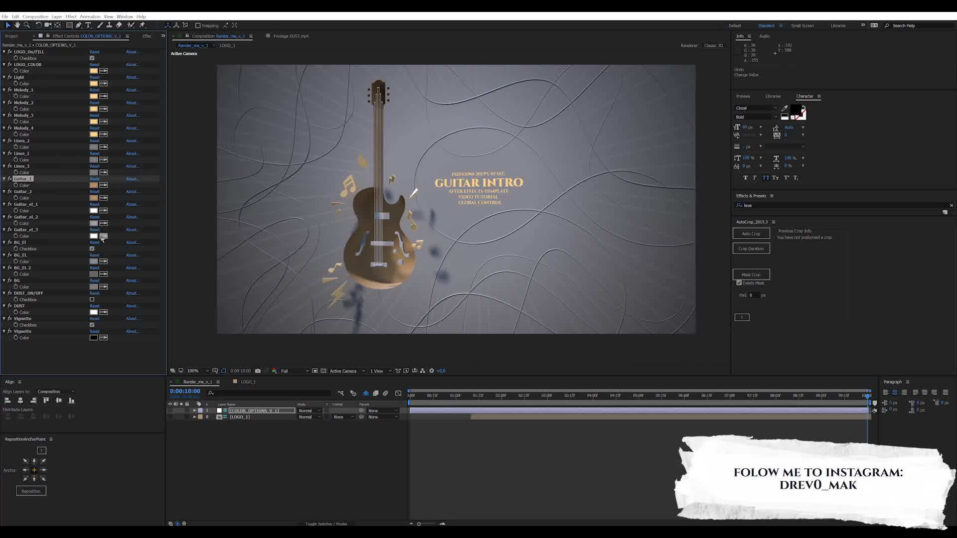 Guitar Intro/ Rock’n’roll Festival Jazz Blues/ Pop Star/ Country Music/ Texas/ Cowboy/ Melody/ Logo Videohive 27420473 After Effects Image 10