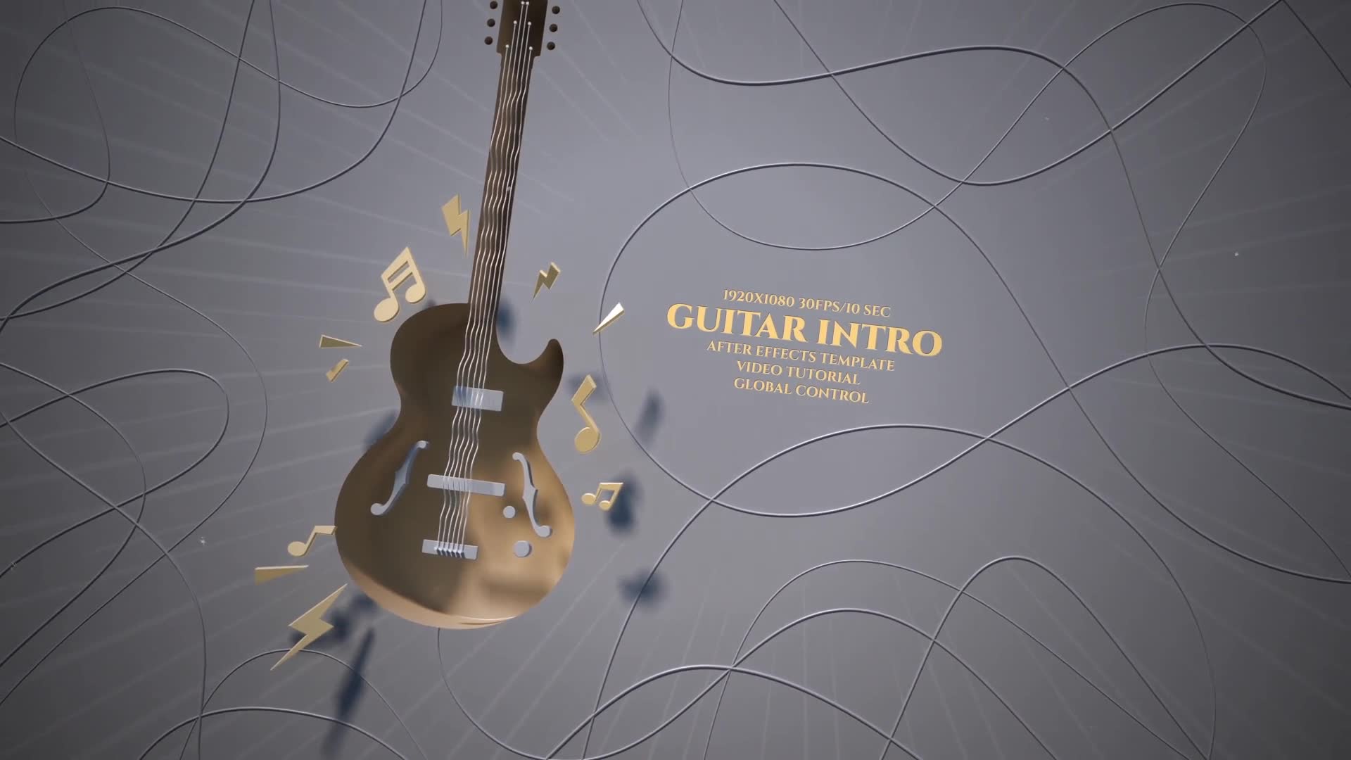 Guitar Intro/ Rock’n’roll Festival Jazz Blues/ Pop Star/ Country Music/ Texas/ Cowboy/ Melody/ Logo Videohive 27420473 After Effects Image 2
