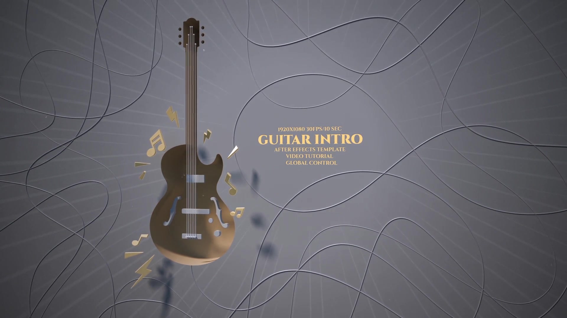 Guitar Intro/ Rock’n’roll Festival Jazz Blues/ Pop Star/ Country Music/ Texas/ Cowboy/ Melody/ Logo Videohive 27420473 After Effects Image 3