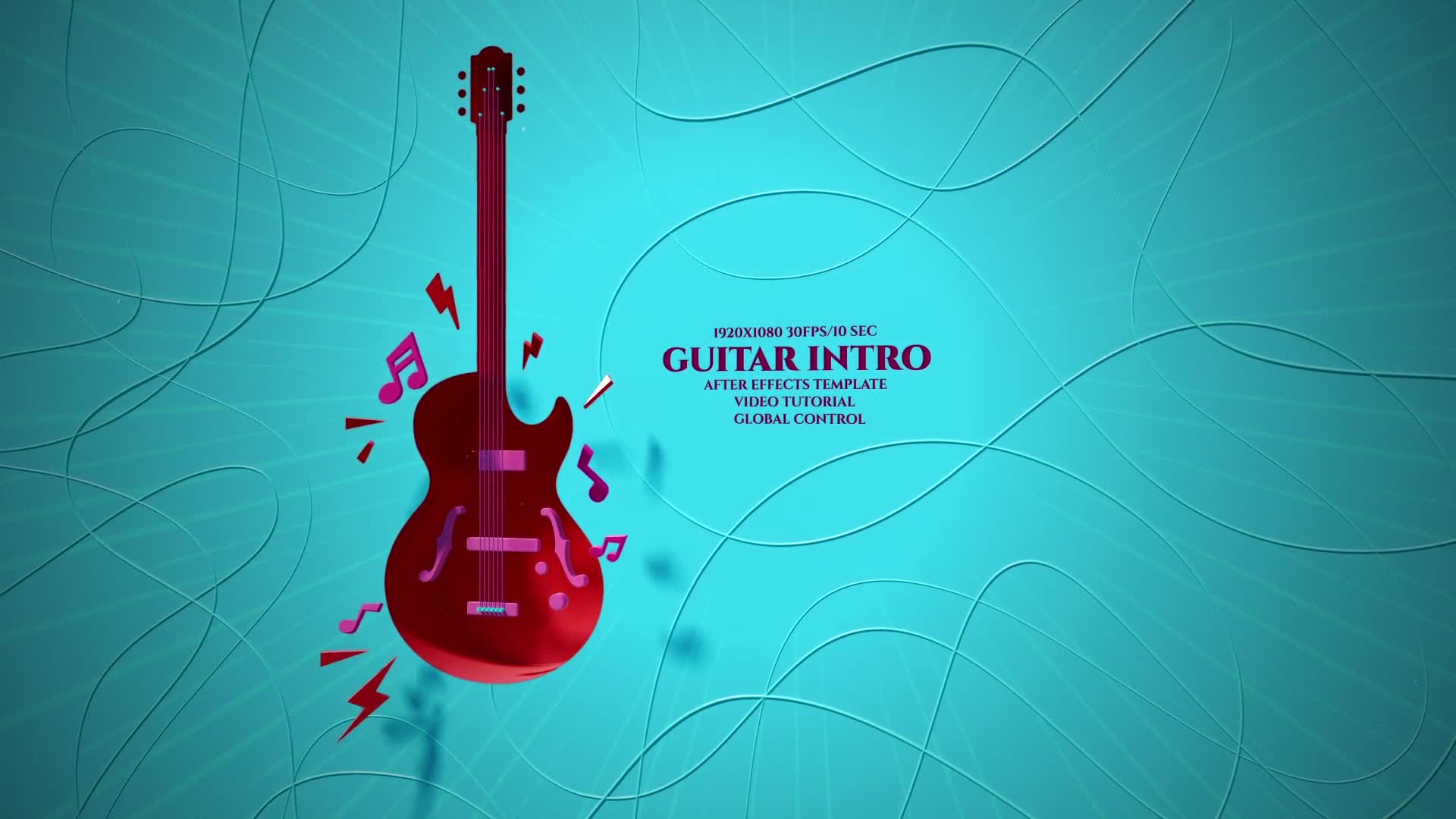 Guitar Intro/ Rock’n’roll Festival Jazz Blues/ Pop Star/ Country Music/ Texas/ Cowboy/ Melody/ Logo Videohive 27420473 After Effects Image 8