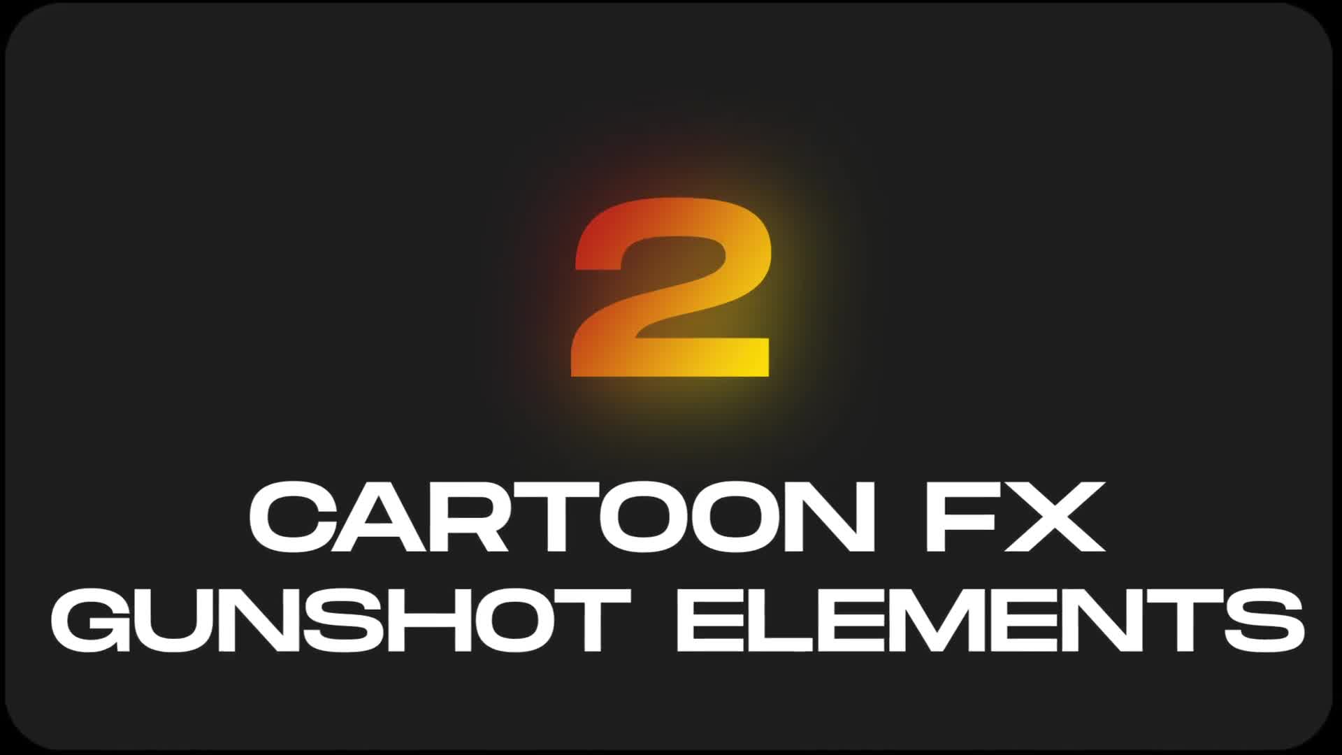 Gunshot Cartoon FX Videohive 36300061 Premiere Pro Image 1