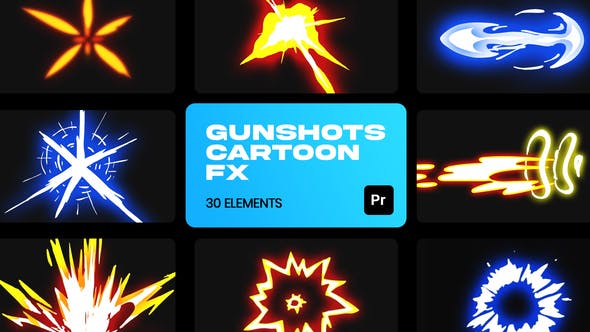 Gunshot Cartoon FX - 36300061 Download Videohive