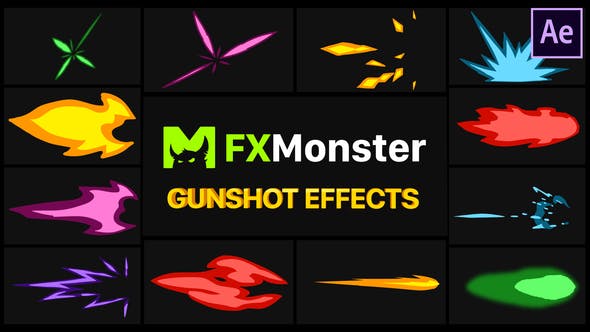 Gunshot Effects | After Effects - 27490310 Videohive Download