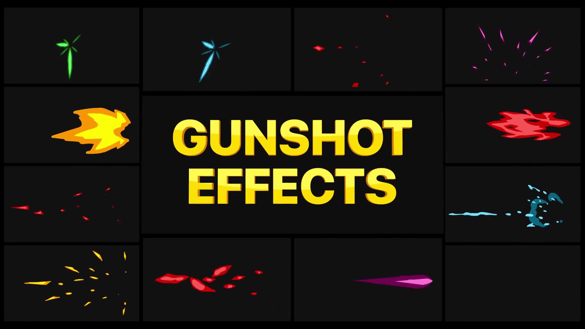Gunshot Effects | Premiere Pro MOGRT Videohive 27490729 Premiere Pro Image 1