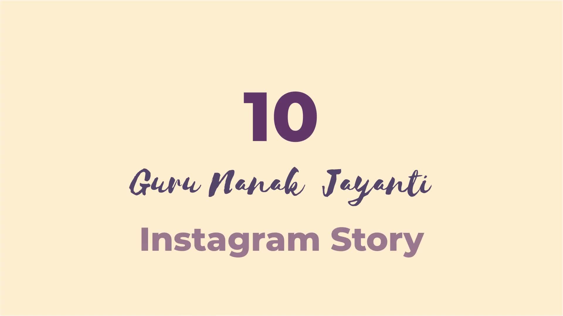 Guru Nanak Jayanti Instagram Stories Videohive 34765710 After Effects Image 1