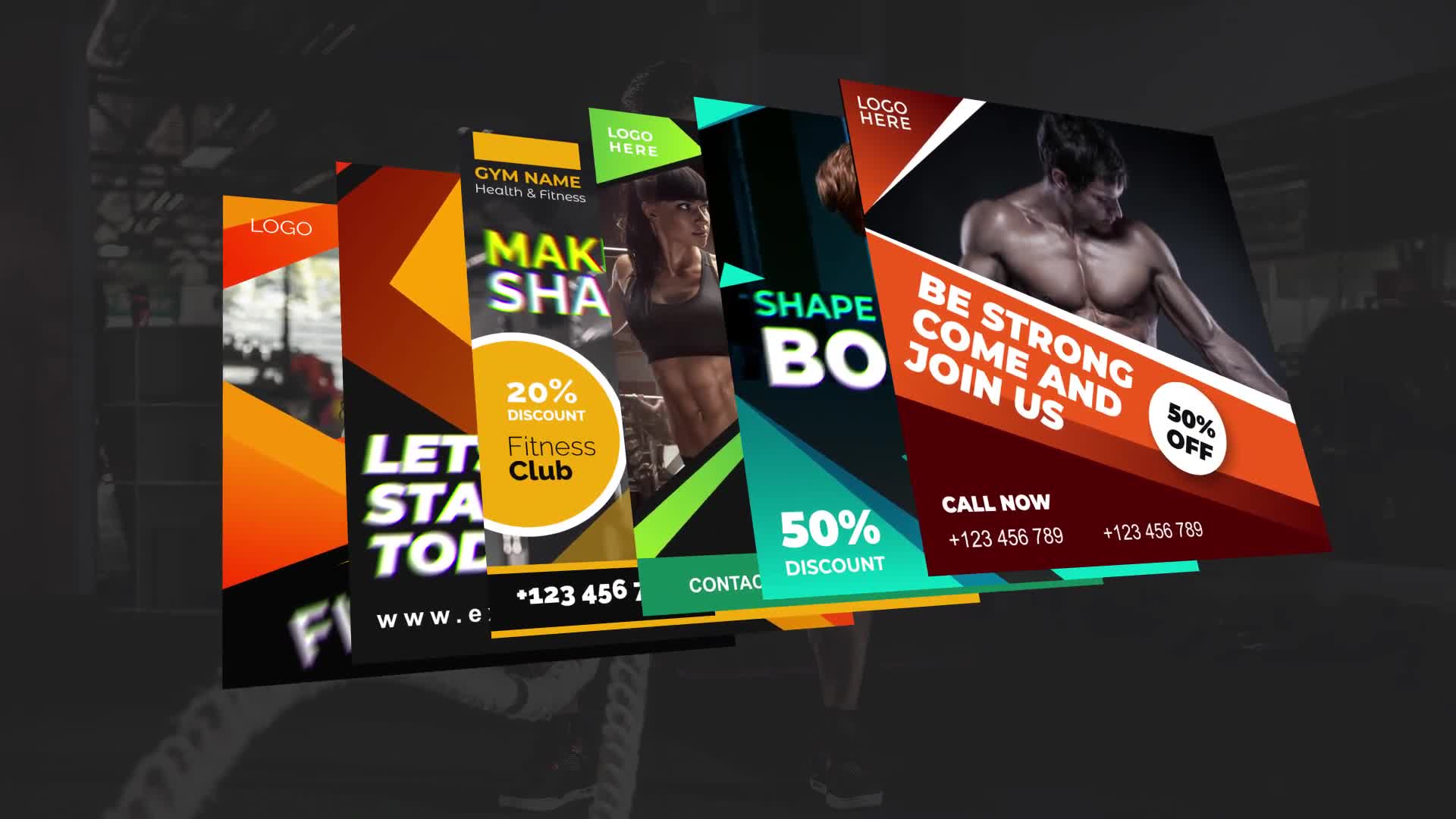 Gym & Fitness Promo B79 Videohive 32634719 After Effects Image 1