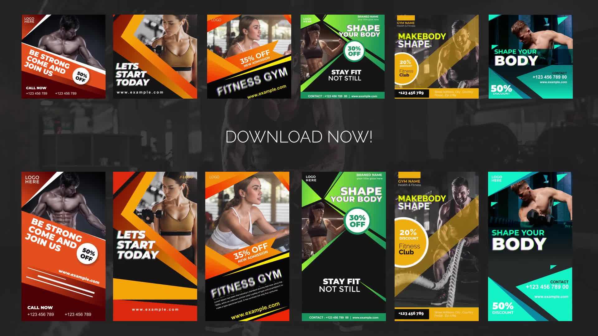 Gym & Fitness Promo B79 Videohive 32634719 After Effects Image 12