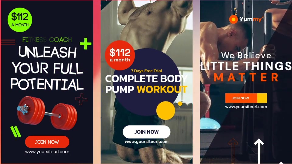 Gym, Fitness Training & Yoga Center Instagram Stories Videohive 33860060 After Effects Image 5