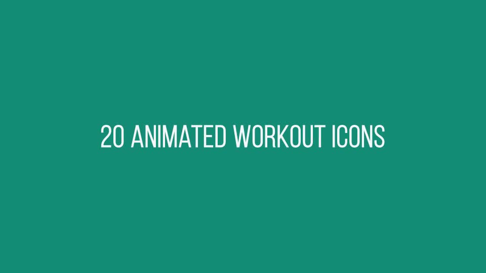 Gym Icons Videohive 15678532 After Effects Image 1