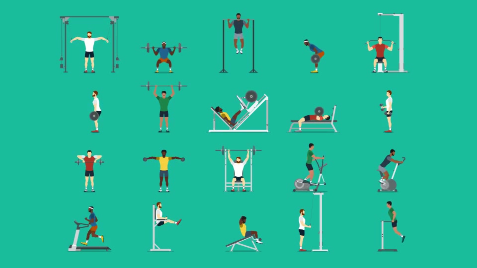 Gym Icons Videohive 15678532 After Effects Image 13