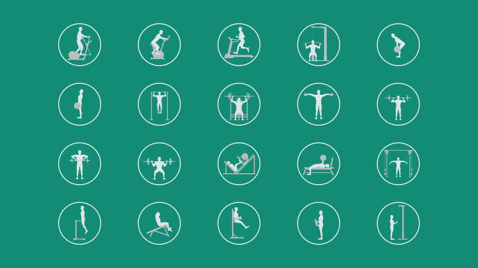Gym Icons Videohive 15678532 After Effects Image 2