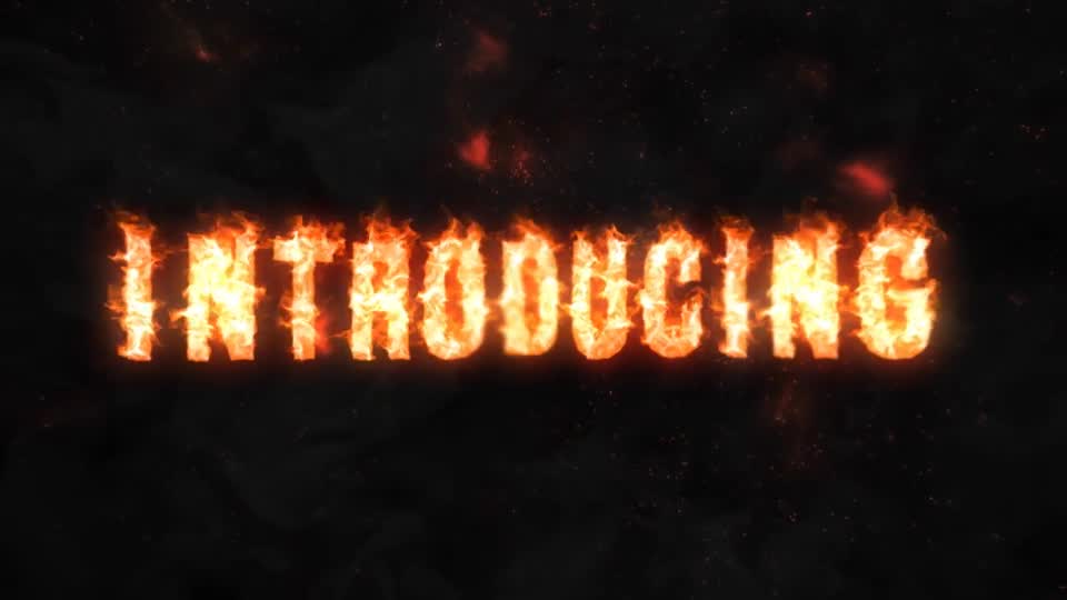 Hades Animated Fire Typeface Videohive 24271311 After Effects Image 1