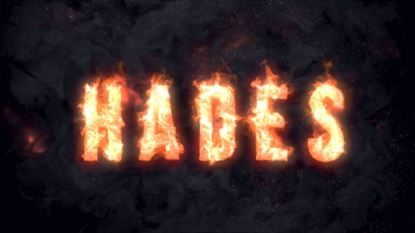 Hades Animated Fire Typeface - Download Videohive 24271311