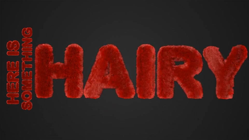 Hairy Text Typeface Videohive 11241766 After Effects Image 4