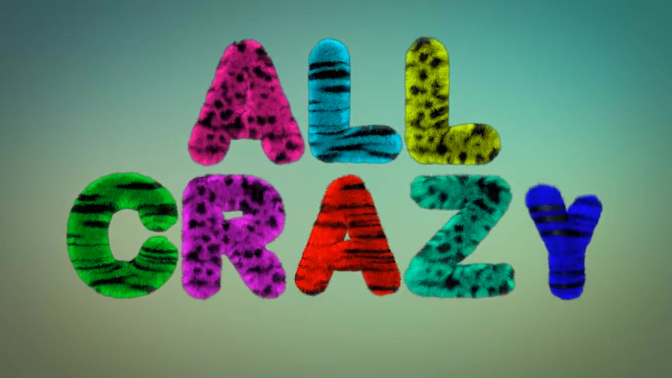 Hairy Zoo Text Typeface Videohive 16720729 After Effects Image 10