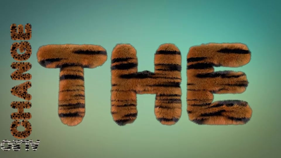 Hairy Zoo Text Typeface Videohive 16720729 After Effects Image 7