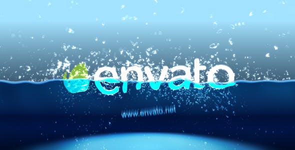 Half Water logo intro - Videohive 17929264 Download