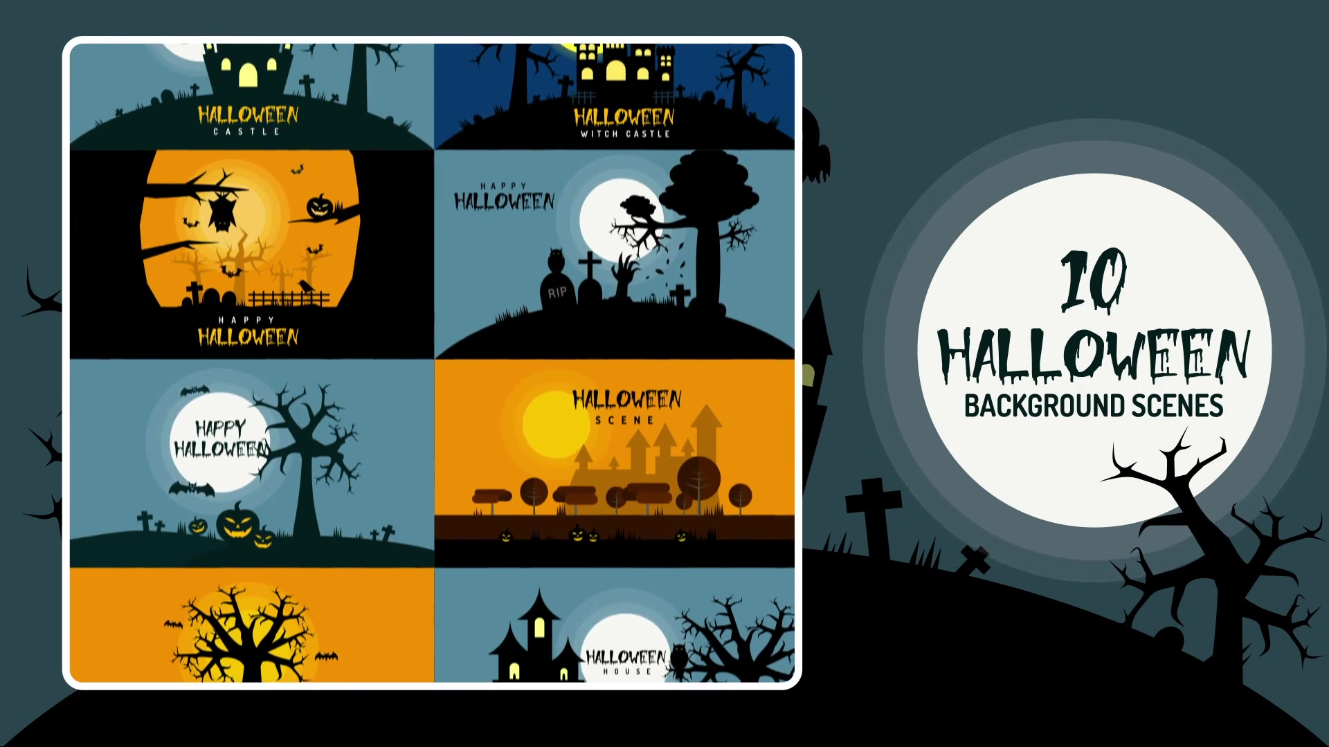 Halloween Background | Apple Motion & FCPX Videohive 33858837 Apple Motion Image 2