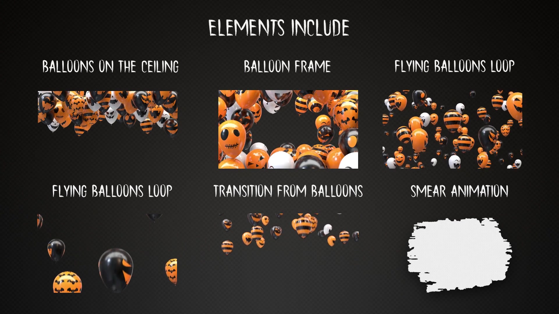 Halloween Balloon Pack Videohive 29043802 After Effects Image 10