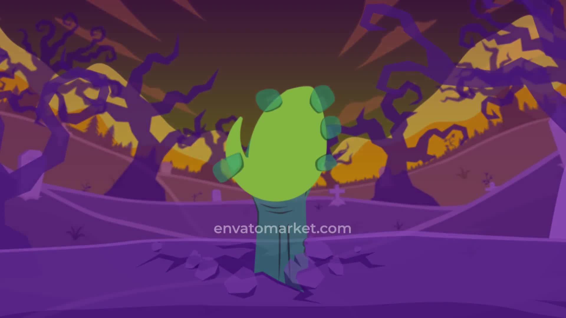 Halloween Cartoon Logo Videohive 24624154 After Effects Image 7