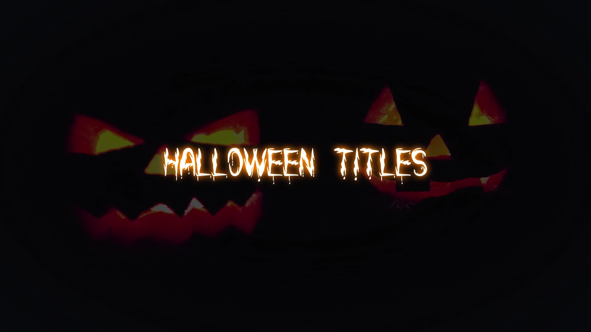 Halloween Cartoon Titles Videohive 24915027 Apple Motion Image 1