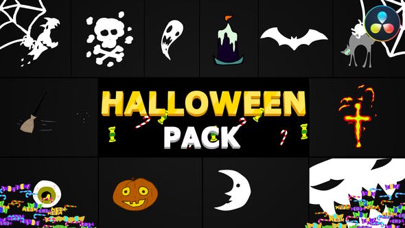 Halloween Elements | DaVinci Resolve - 34241369 Download Videohive