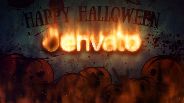 Halloween Fire Logo - Videohive 24726901 Download