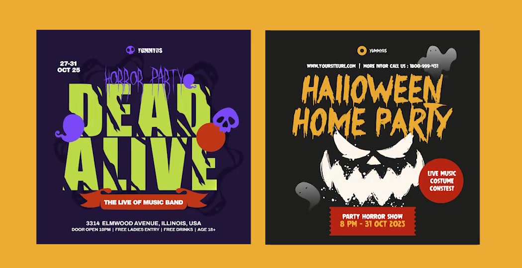 Halloween Instagram Post Videohive 33860602 After Effects Image 8