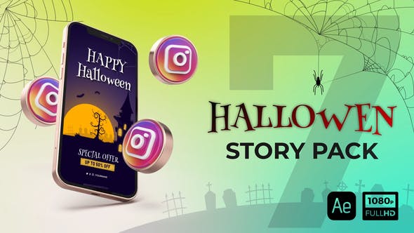 Halloween Instagram Stories - 34227317 Videohive Download