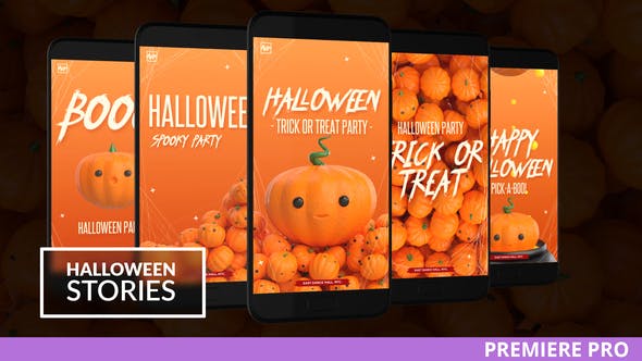 Halloween Instagram Stories for Premiere - Videohive 28695969 Download