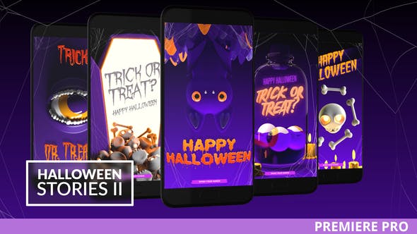 Halloween Instagram Stories II for Premiere - 28781448 Download Videohive