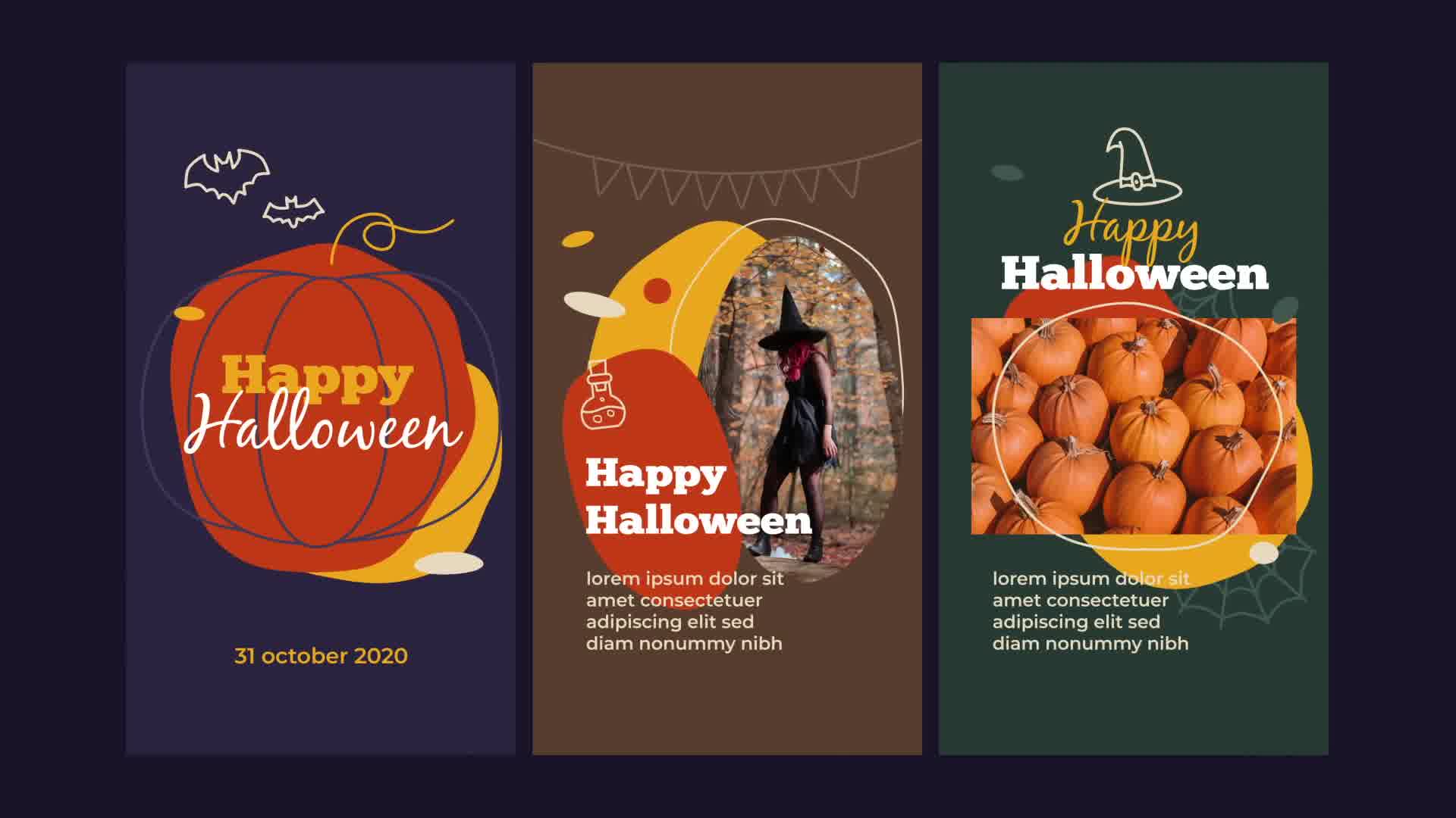 Halloween Instagram | Vertical and Square Videohive 28749751 After Effects Image 12