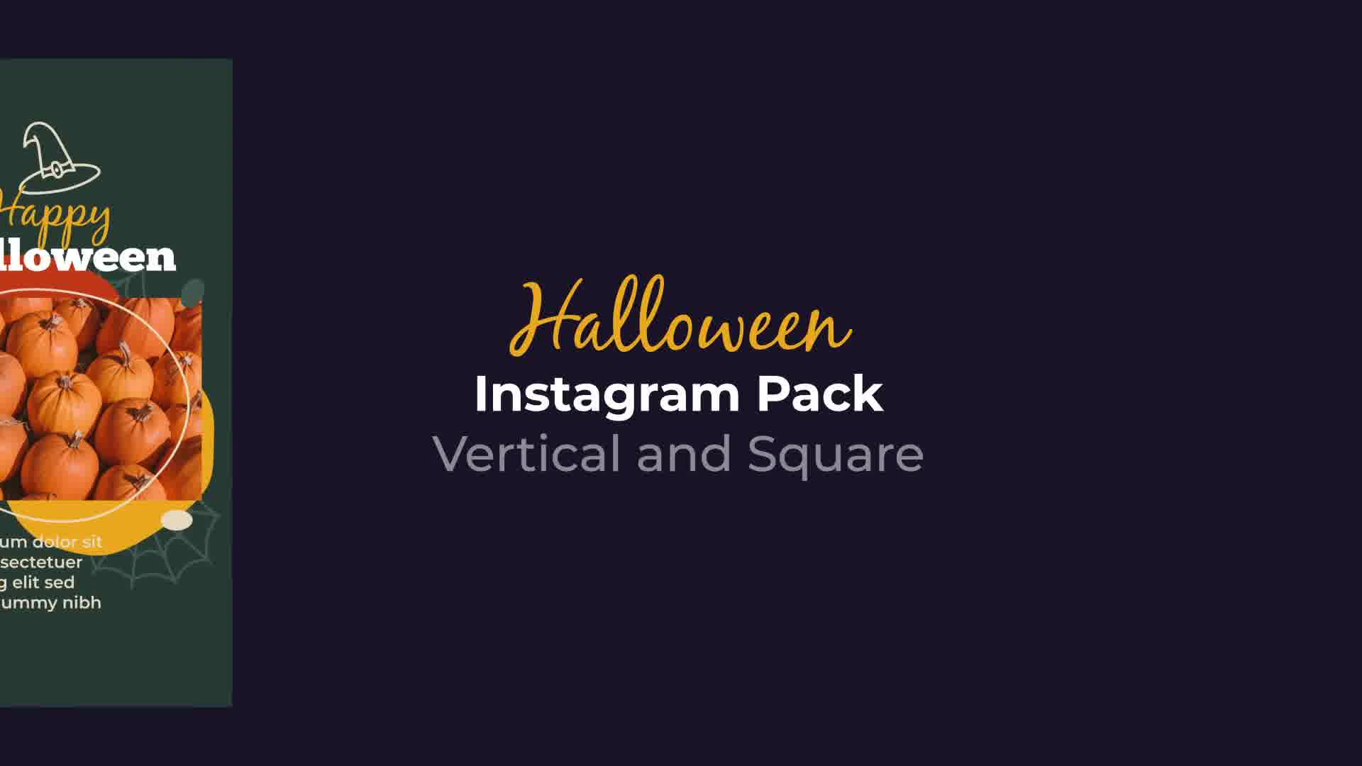 Halloween Instagram | Vertical and Square Videohive 28749751 After Effects Image 13