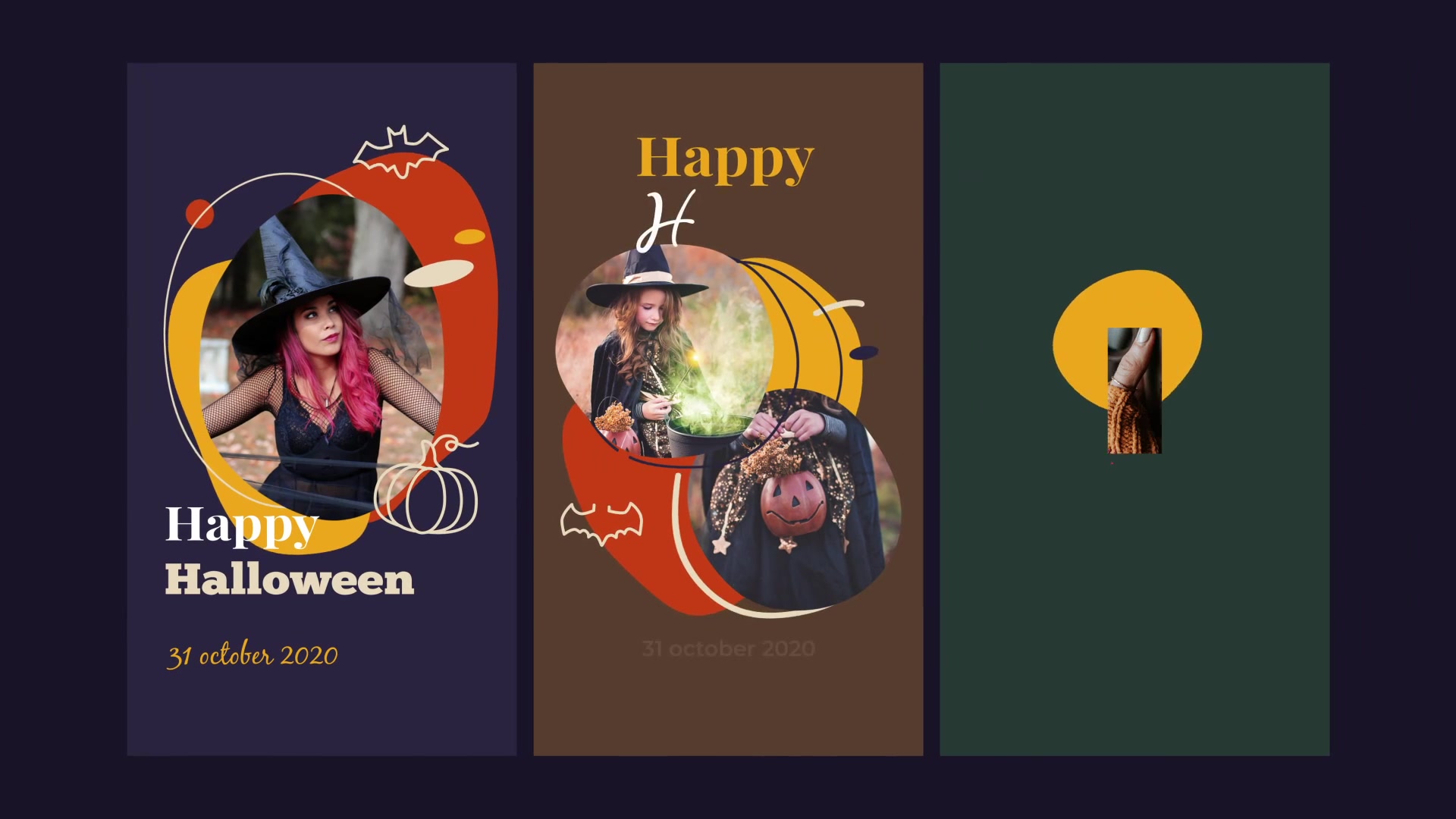 Halloween Instagram | Vertical and Square Videohive 28749751 After Effects Image 5