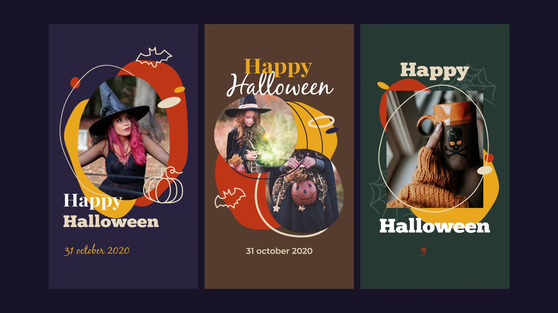 Halloween Instagram | Vertical and Square Videohive 28749751 After Effects Image 6