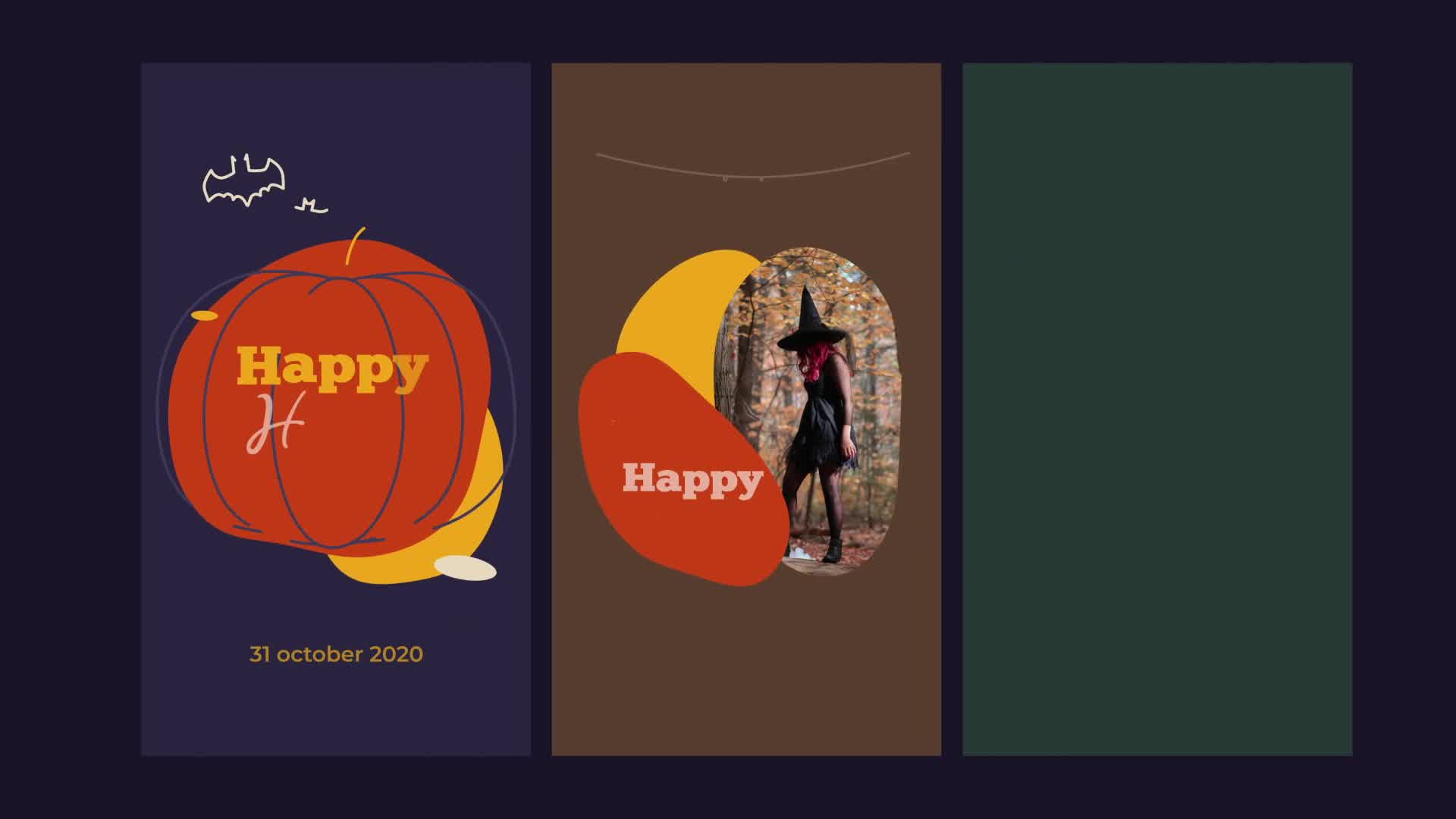 Halloween Instagram | Vertical and Square Videohive 28749751 After Effects Image 9