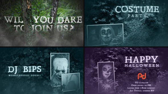 Halloween Into the Woods - 28529828 Videohive Download