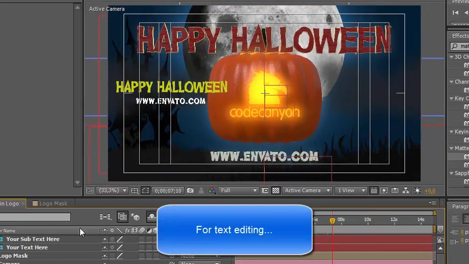 Halloween Logo Videohive 9219839 After Effects Image 7