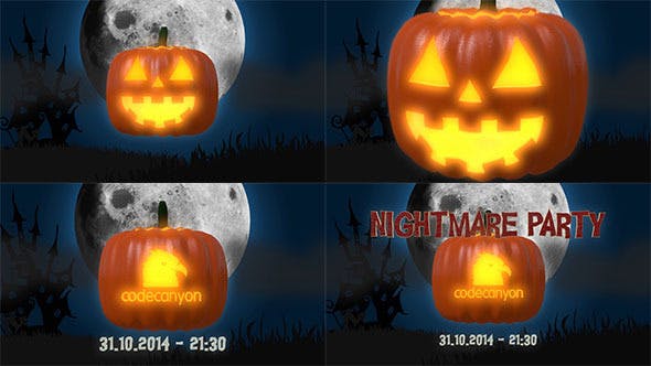 Halloween Logo - Videohive Download 9219839