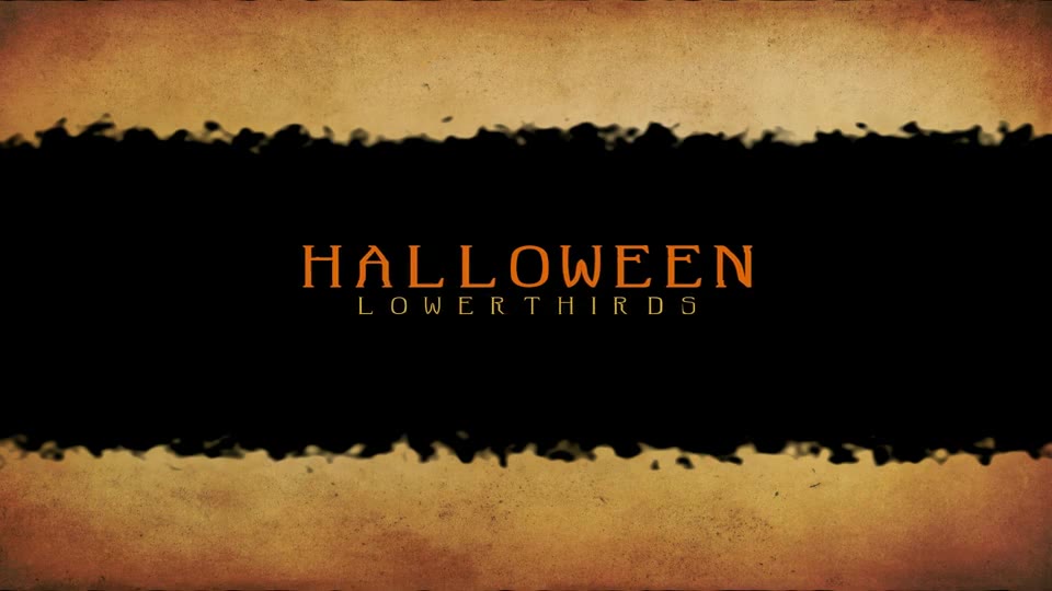 Halloween Lower Thirds - Download Videohive 5883473