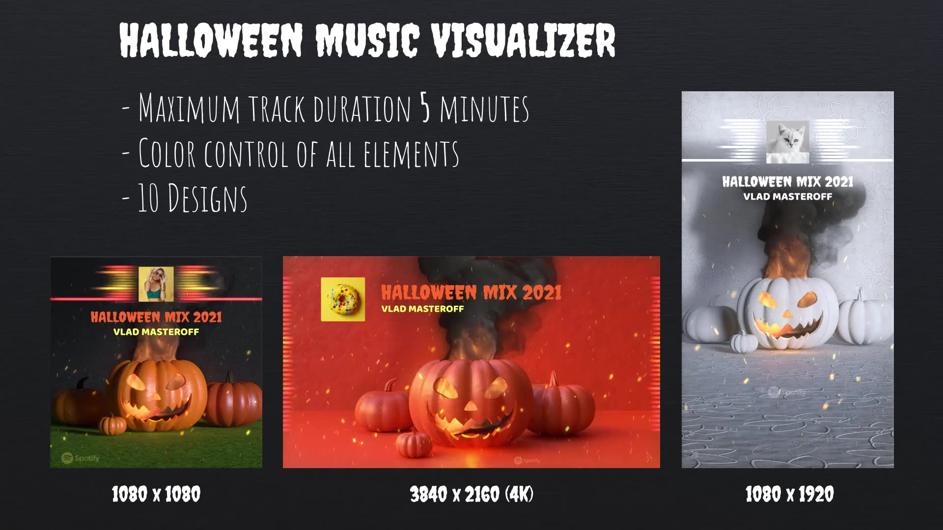 Halloween Music Visualizer Videohive 33957632 After Effects Image 2