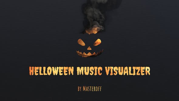 Halloween Music Visualizer - 33957632 Videohive Download